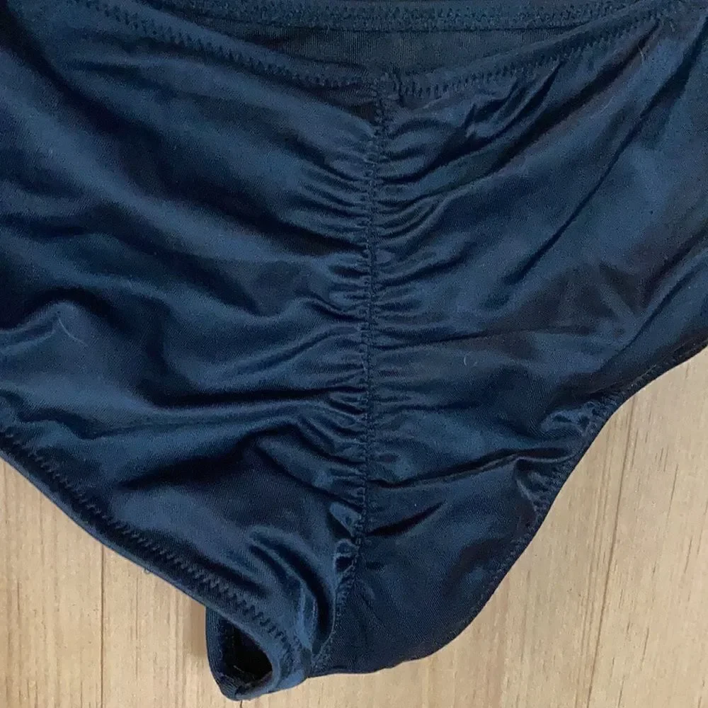 Ruched Back Swim Bottoms, No Tag/Label, fits S